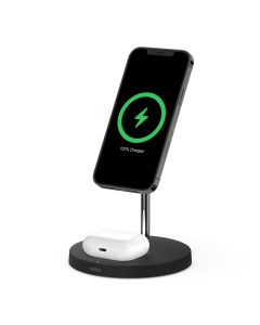 BELKIN 2-IN-1 WIRELESS CHARGING STAND - BLACK WIZ010MYBK