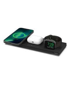 BELKIN 3-IN-1 WIRELESS CHARGING PAD - BLACK WIZ016MYBK