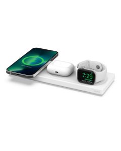 BELKIN 3-IN-1 WIRELESS CHARGING PAD - WHITE WIZ016MYWH