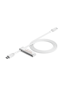 MOPHIE 60W ESSENTIAL USB-C TO USB-C 1.0M BRAIDED CABLE - WHITE MP-409912186
