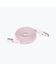 Mazer 240W InfiniteLink Cobra3 Magnetic USB-C to USB-C 1.0m Flat Cable - Pink M-COBRA30-PK