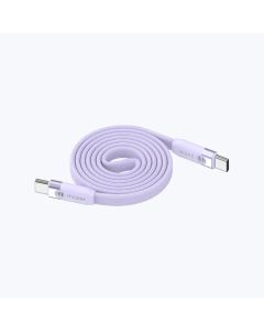 Mazer 240W InfiniteLink Cobra3 Magnetic USB-C to USB-C 1.0m Flat Cable - Lavender M-COBRA30-LD