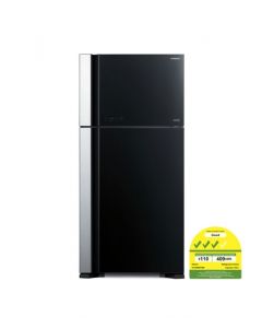 HITACHI 2 DOOR FRIDGE RVG690P7MS-GBK