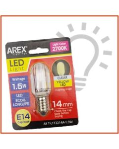 AREX E12 2700K LED BULB YELLOW ART-L1T2214A-1.5W