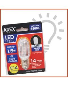 AREX E14 6500K LED BULB WHITE ART-L1T2214A-1.5W-W