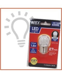 AREX E27 6500K LED BULB WHITE ART-L1G3527A-1.5W-W