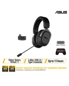 ASUS TUF WIRELESS HEADPHONE ASUS TUF GAMING H3 USB-C