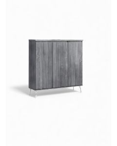 3DR SHOE CABINET - LOFT OAK S-419-2DRSC-CN