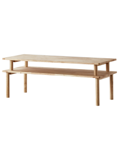 NATURALIST DOUBLE DECKER STACKING TABLE