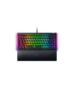 RAZER BLACKWIDOW V4 75% WIRED KEYBOARD W/REST - BLACK (ORANGE SWITCH) RZ03-05000100-R3M1