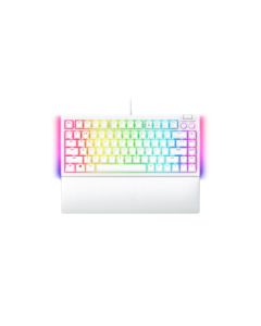 RAZER BLACKWIDOW V4 75% WIRED KEYBOARD W/REST - WHITE (ORANGE SWITCH) RZ03-05001700-R3M1