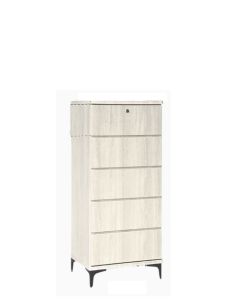 5 DRW CHEST OF DRAWER-GREY MAPLE C-250-4DRW-SV