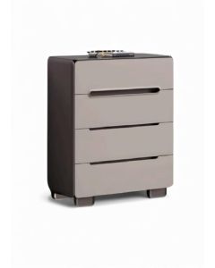 4 DRW CHEST OF DRAWER-:DARK GREY C-263-4DRW