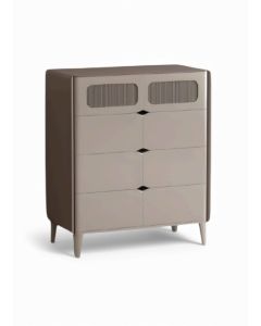 4 DRW CHEST OF DRAWER-LIGHT GREY C-266-4DRW