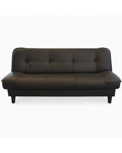 EMBER 3 SEATER SOFABED 213H-PVC BLACK