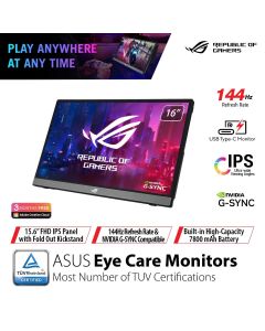 ASUS 15.6" ROG STRIX FHD PORTABLE GAMING MONITOR XG16AHPE