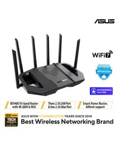 ASUS TUF-BE9400 WIFI-7 TRI BAND ROUTER TUF-BE9400