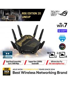 Asus ROG BE25000 WiFi 7 Router GT-BE98 (EDITION 20)