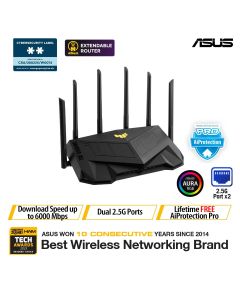 ASUS TUF AX6000 WIFI 6 ROUTER TUF-AX6000