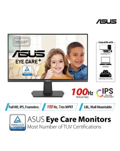 ASUS 23.8" EYECARE FHD MONITOR VA24EHF