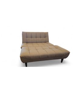 BEN 3 SEATER SOFABED W STOOL SF6062M(WITH STOOL) FAB BROWN