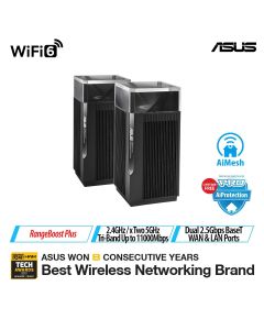 ASUS ZENWIFI PRO AX11000 MESH ZENWIFI PRO XT12(2PK)-BLK