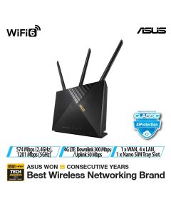 ASUS AX1800 LTE ROUTER 4G-AX56