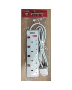 MORRIES 4WAY EXTENSION CORD 2M MS3244(2M)