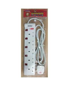 MORRIES 5WAY EXTENSION CORD 2M MS3255(2M)