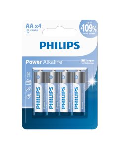 PHILIPS ALKALINE BATTERY LR6P4B/40-4XAA