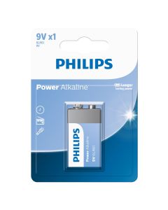 PHILIPS ALKALINE BATTERY 6LR61P1B/40-9V