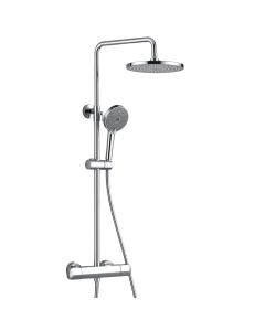 HOUSS RAIN SHOWER 10" BRASS CHROME HRS-CR-31-10"