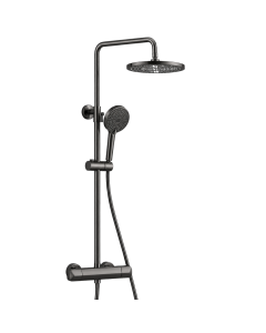 HOUSS RAIN SHOWER 10" BRASS GUN METAL HRS-GM-31-10"