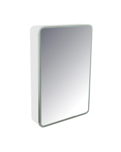 Rigel Led Mirror Cabinet, White Finish R-BC6432-WH-600MM