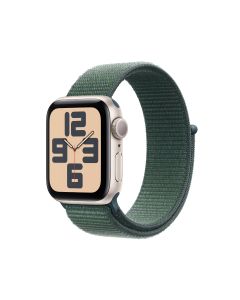 APPLE WATCH SE GPS 40MM STARLIGHT ALUMINIUM CASE WITH LAKE GREEN SPORT LOOP MXEH3ZP/A