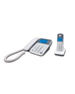 UNIDEN CORDED & CORDLESS PHONE AT4503WH
