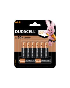 DURACELL ALKALINE AA 8S DRC0003DCSHHS