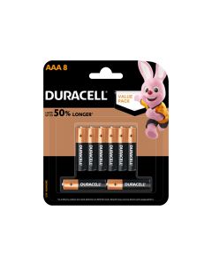 DURACELL ALKALINE AAA 8S DRC0004DCSHHS