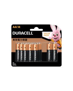 DURACELL ALKALINE AA 14S DRC0007DCSHHS