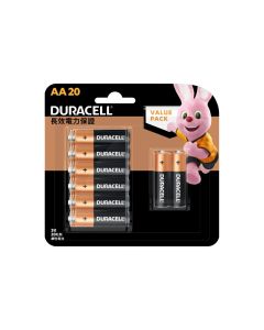 DURACELL ALKALINE AA 20S DRC0011DCSHHS