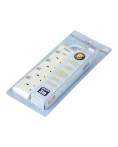 MORRIES 4WAY COLOURED EXTENSION CORD MS3244B-3M