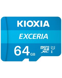 KIOXIA EXCERIA 64GB MSD W ADP LMEX1L064GG2