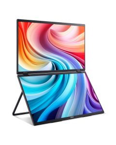 ACER 15.6" FHD DUAL SCREEN PORTABLE TOUCH MONITOR (WITH SLEEVE) PD163QT B