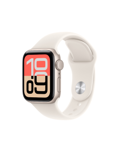 APPLE WATCH SE 3 GPS 40MM STARLIGHT ALUMINIUM CASE WITH STARLIGHT SPORT BAND - S/M MEH34X/A