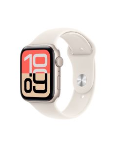 APPLE WATCH SE 3 GPS 44MM STARLIGHT ALUMINIUM CASE WITH STARLIGHT SPORT BAND - M/L MEHJ4X/A