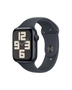 APPLE WATCH SE GPS 44MM MIDNIGHT ALUMINIUM CASE WITH MIDNIGHT SPORT BAND - M/L MXEK3ZP/A