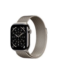 APPLE WATCH SERIES 11 GPS + CELLULAR 42MM NATURAL TITANIUM CASE WITH NATURAL MILANESE LOOP MF8P4X/A