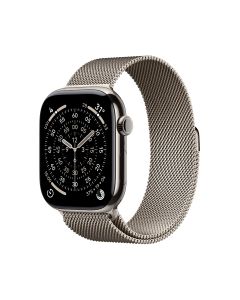 APPLE WATCH SERIES 11 GPS + CELLULAR 46MM NATURAL TITANIUM CASE WITH NATURAL MILANESE LOOP - M/L MFD04X/A