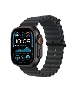 APPLE WATCH ULTRA 2 GPS + CELLULAR 49MM BLACK TITANIUM CASE WITH BLACK OCEAN BAND MX4P3ZP/A