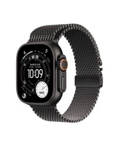 APPLE WATCH ULTRA 3 GPS + CELLULAR 49MM BLACK TITANIUM CASE WITH BLACK MILANESE LOOP - LARGE MF1T4X/A
